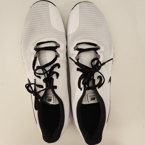 Nike Men's Flex Control TR4 Cross Trainer, White/Blacksmoke Grey, 14 Regular US - Picture 6 of 8